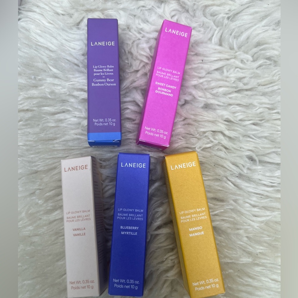 LANEIGE Lip Glowy Balm CHOOSE 2!